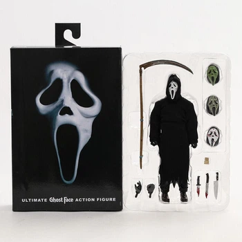 Коллекционная фигурка Ghostface призрачное лицо из фильма «Крик» (Ultimate NECA 18 см)