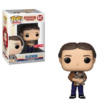 Фигурка Funko Pop 847 Одиннадцать с мишкой (Eleven with Bear) по сериалу «Очень странные дела» (Stranger Things)