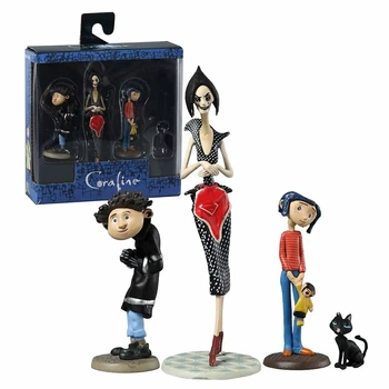 Набор фигурок Коралина в Стране Кошмаров Coraline & The Secret Door NECA 3 шт