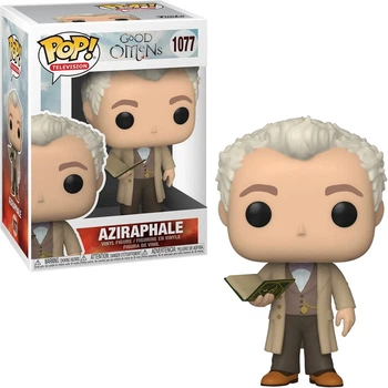 Фигурка Фанко Поп Азирафаэль Добрые знамения Funko pop Aziraphale 1077 Good Omens 10 см
