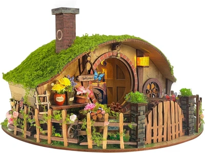Мініатюрний будиночок DIY Enchanting Forest з LED, 3D пазл з дерева, Magic Ring House