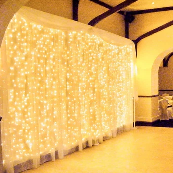 Світлодіодна шторка Zorela 600 LED, 6×3 м, зовнішня та внутрішня, IP44