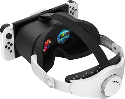 DEVASO VR-окуляри для Nintendo Switch і Switch OLED, з регульованими лінзами та м’яким ремінцем