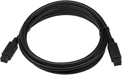 Кабель FireWire 800 CERRXIAN 1,8 м 9-pin → 9-pin IEEE 1394B, чорний
