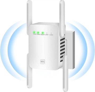 WiFi репітер підсилювач сигналу 300Mbps з LAN портом