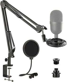 Стійка-пантограф для Razer Seiren Mini Frgyee з амортизатором, поп-фільтром, струбциною, стяжки