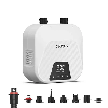 Повітряний насос CYCPLUS 20PSI для SUP, акумуляторний, 2-ступеневий, автостоп, для дошки, намету, матраца