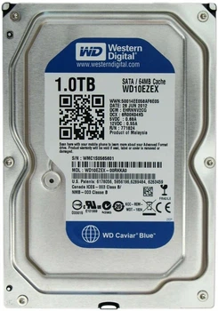 Жорсткий диск Western Digital Blue 1TB (WD10EZEX) 3.5" REF
