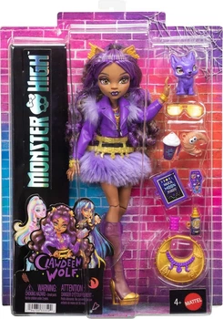 Лялька Монстер Хай Клодін Вульф Monster High Clawdeen Wolf Doll G3 Purple Moto Mattel