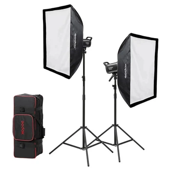 Комплект постоянного света Godox SL60IIBi KIT (с софтбоксами и сумкой)