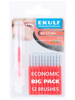 Интердентальная щетка Ekulf pH 0,5мм, 12 штук.