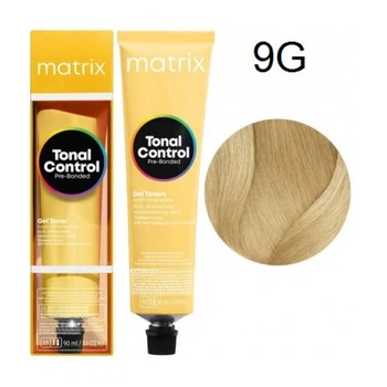 Краска Matrix Tonal Control Pre-Bonded Gel Toner- 9G Очень светлый золотистый блонд-90мл.