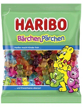 Жевательные конфеты Haribo Bärchen-Pärchen в форме мишек со вкусом фруктов 160 г