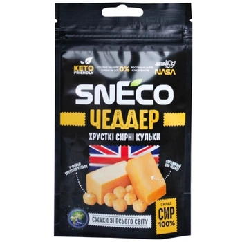 Сыр сушеный snEco Чеддер 14 г (4823095816273)