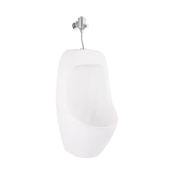 Писсуар подвесной Qtap Crow с краном-дозатором 390х330х660 White QT0588112HW