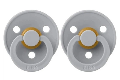 Пустушка BIBS 0-6 m Colour Latex Round Cloud ,2 шт