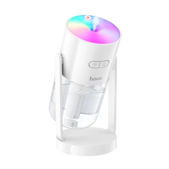 Зволожувач повітря з проекцією зоряного неба HOCO HX34 280ml Starry sky humidifier White (6942007674560)