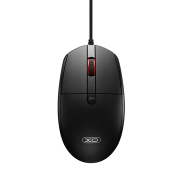 USB Миша XO-M8 провідна чорна для настільного ПК з механічними кнопками 4 кнопки