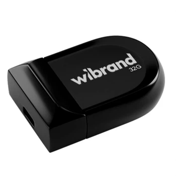 USB флешка Wibrand 32GB Scorpio черная для хранения данных компактное решение для переноса информации