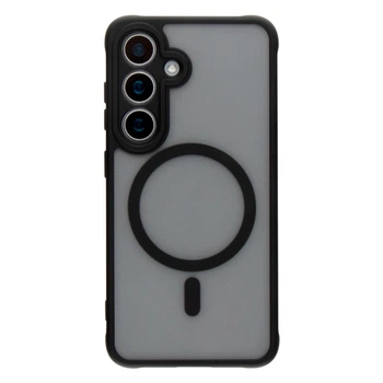 Чехол противоударный TPU+PC с MagSafe для Samsung Galaxy S26 5G защита камеры черный