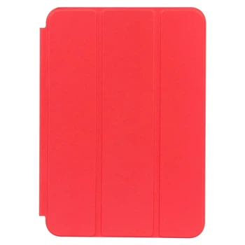 Чехол Smart Case для iPad Mini 2024 6 2021 защитный аксессуар из экокожи для удобного использования в красном цвете