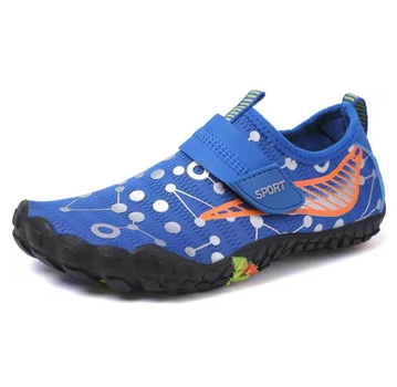 Детская обувь для пляжа и кораллов аквашузы Diving shoes синие 33 ( 21,5 см ) 503