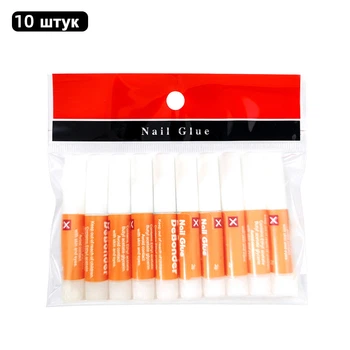 Дебондер 10 шт. по 2 г. - Засіб для видалення клею з нігтів Nail Glue Debonder, олівець для зняття накладних нігтів, ремувер