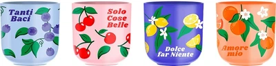 Zestaw czarek Bialetti Fruit Vibes 90 ml 4 szt (8006363093965)