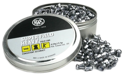 Пули RWS Super Field Heavy (4.5мм, 0.59г, 500шт)
