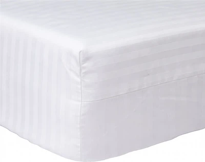 Простынь на резинке Moon&Star Royal White Satin Stripe 180х200х25 см (MS-850005336)