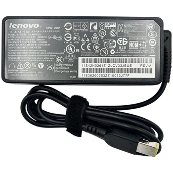 Блок питания для Lenovo ThinkPad T431s T440 T440p T440s T450 T540p T550 20V 3.25A 65W USB Square pin High Copy (45N0254)