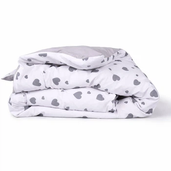 Підковдра Бязь PaniPava Love Grey 145*210 см Сірий