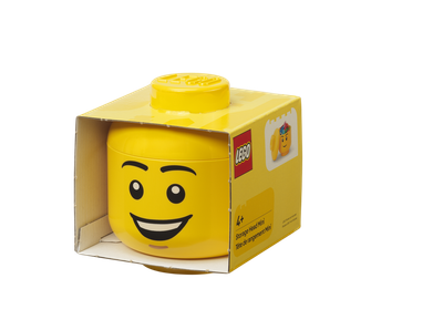 Pojemnik LEGO Głowa Mini Happy Boy 360 ml (5711938248246)