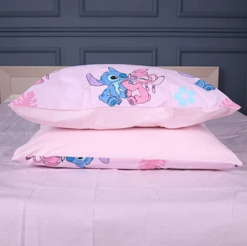 Наволочка Бязь Stitch Pink Dreams 40*60 см Рожевий