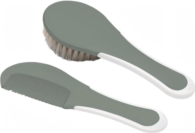 Zestaw grzebieni dziecięcych Bebe-Jou 2 szt Breeze Green (8714929003661)