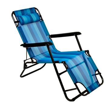 Садовое кресло-шезлонг Stenson MH-3913 складное 153×60×80 см. Blue