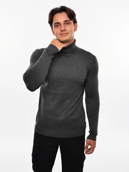 Гольф в'язаний чоловічий XL Сірий (689135-XL)
