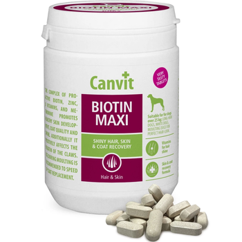Вітаміно-мінеральний комплекс для собак Canvit Biotin Maxi 500 г can50716