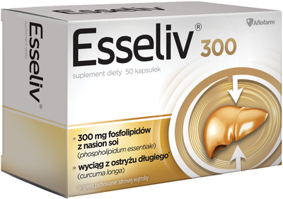 Suplement diety Aflofarm Esseliv 300 50 kapsułek (5906071004013)