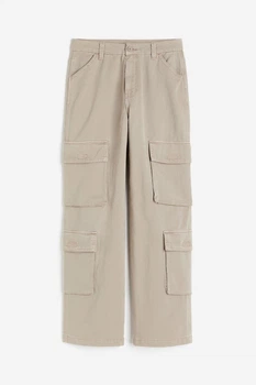 Джинсы карго H&M 1203810002c61 32 бежевые (100009260)