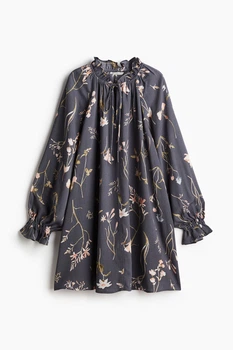 Платье из вискозы H&M 1260262002c61 S комбинированное (100009429)
