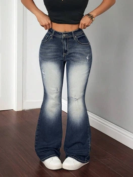 Джинсы Shein sz2411153364416633 W26 темно-синие (100012789)