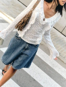 Топ Shein sz25052236702333332 XL білий (100008016)