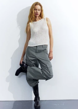 Джинси карго H&M 1203810001c35 34 хакі (100009405)