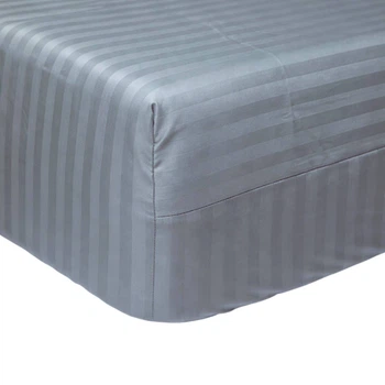 Простыня на резинке Moon&Star Stripe Gray Satin Stripe 180х200х10 см (MS-850004576)