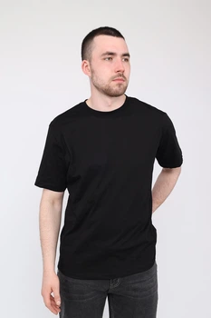 Футболка с коротким рукавом мужская XL цвет черный YUKI ЦБ-00293439
