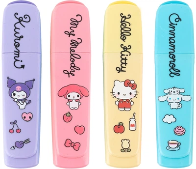 Hello　4点セット Набір маркерів текстових Kite Hello Kitty Mix Highlighter 4