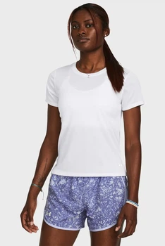 Жіноча біла футболка UA LAUNCH SHORTSLEEVE Under Armour XS 1382434-100