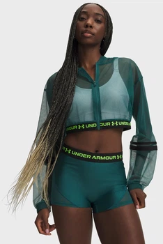 Жіноче зелене худі HeatGear Mesh FZ Under Armour MD 6012295-338
