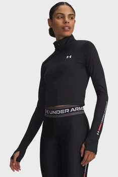 Жіноча чорна спортивна кофта Tech Branded 1/2 Zip Under Armour XS 6009988-001